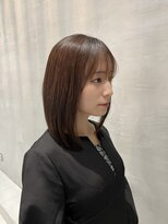 サムシング(Something.)&nbsp;ストレート_ミディアムボブ