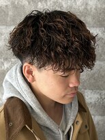 ニアウ 伊勢崎連取店(Niau)&nbsp;メンズマッシュツイストスパイラルパーマメンズパーマ