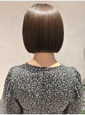 【mimura】ぱつっとボブ アッシュカラー ミニボブ 草加 谷塚