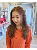 レイヤーカット×ハイライトデザイン