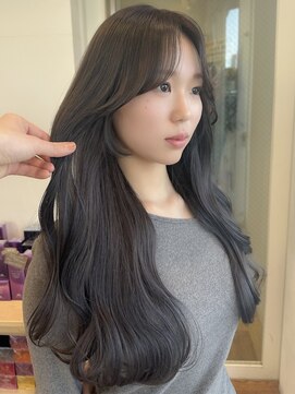 バイオレット 栄店(Violet) ロングレイヤーカット顔周りレイヤー巻髪ウェーブハッシュカット