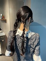 【ダブルポニーテール】結婚式/二次会/銀座/有楽町/アレンジ