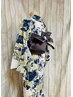 【ネット予約限定】【浴衣】　アレンジヘア＋浴衣着付　　￥8250→￥7900