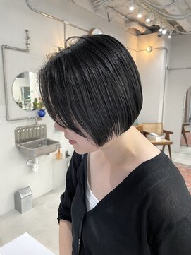 ヘアー アイス カンナ(HAIR ICI Canna) コンパクトボブ/大人女子におすすめ/ミニボブ/束感カット