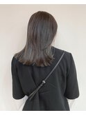 ブリーチなしグレージュ／切りっぱなし