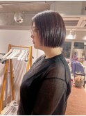 salonLyla guest hair style  プツッとミニボブ