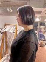 ライラ(Lyla)&nbsp;salonLyla guest hair style  プツッとミニボブ