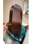 明るめRED brown×ロングhair