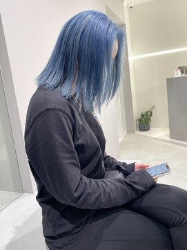 キオク(KIOX) ブルーカラー/水色カラー/名古屋美容室/