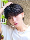 マッシュヘア/黒髪/メンズカット/men's/メンズ/眉毛
