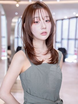 イオ 本厚木(io) 大人ガーリー顔周り似合わせカット/レイヤーカット/髪質改善
