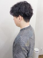 ムクヘアー(muk hair)&nbsp;ツイストスパイラルパーマ × ツーブロックマッシュ