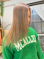 チャプター 問屋町(chapter)&nbsp;髪質改善トリートメントミルクティベージュケアブリーチ韓国ヘア