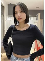 バランス ヘアーアンドアイラッシュ 野田店(balance.) 大人タッセルボブ