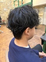 ヘアーラウンジ アンフィ 井土ヶ谷(Hair Lounge Anphi) メンズシャドウパーマ