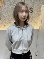 オプス 大名店(Ops)&nbsp;☆定番人気×ミルクティーベージュ×レイヤーボブ