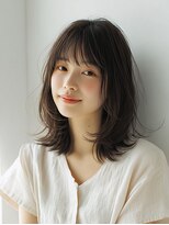 コトンアトリエ 人形町(COTON atelier)&nbsp;ミルクティーブロンド/ダークブルー/デジタルパーマ/人形町