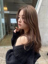 エヌ 大阪梅田茶屋町(enu)&nbsp;韓国風レイヤーカット×チョコレートブラウン
