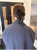 お呼ばれヘアセット＊カチモリ