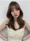 セミロングヘア*レイヤーカット*顔周り*髪質改善*30代40代50代