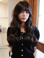 ラパンセ ブルー(LA PENSEE BLEU)&nbsp;くびれヘア 韓国 顔まわりカット モテ 愛されヘア 甘め 艶髪