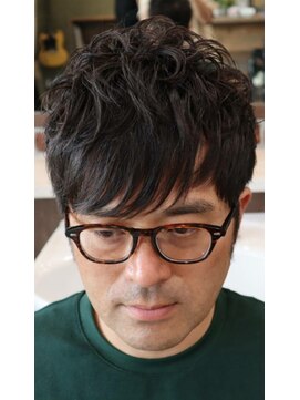 アクセプトザワールドバーバー(Accept the world barber) ショートスタイル×パーマ