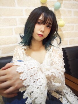 ルシェル(Le ciel hair&make) ラフテイストのクーリーミディアム