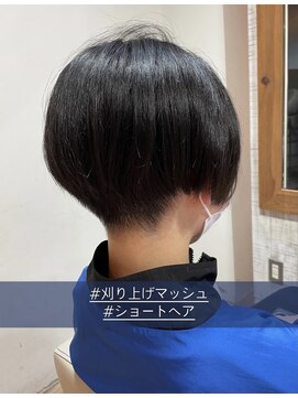 アプシー 三田駅前店(Apsee) 女性刈り上げマッシュ/ショートヘア