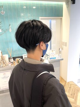 ロミーオム 本厚木(ROMMY. Homme) ナチュラル刈り上げマッシュ