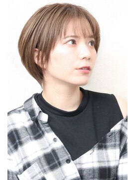 シトロン ブラン(CITRON blanc) 耳掛けショート　シースルーバング