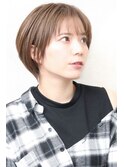 耳掛けショート シースルーバング