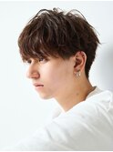 波巻きスパイラルパーマツーブロックツイストスパイラルパーマ