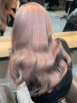 ベレーザ 渋谷(BELEZA) ba1685プラチナカラーホワイトミルクティーコリアンスタイル