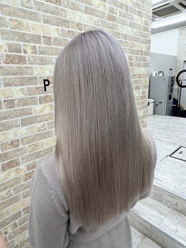 スキル 水戸(SKILL) ホワイトグレージュ 髪質改善