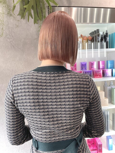 【CRES三木すみれ】pink beige bob