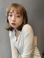 クーラアオヤマ(Cura Aoyama) おさまるカット【艶髪×インナーカラー】