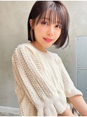 Steelo  クリーミーグレージュ×大人ボブ