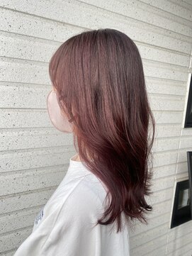 ランプ ヘアスタジオ(LAMP Hair Studio) ブリーチ無しピンクヘア(20代、30代)(栃木、小山)