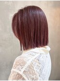 カシスレッド_マチルダボブピンクベージュ_ba460792