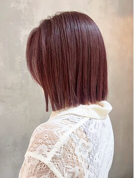 アイティーバイアルバム 藤沢店(IT by ALBUM) カシスレッド_マチルダボブピンクベージュ_ba460792