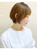 【morio札幌】札幌ショート　大人かわいい丸みショートボブ