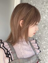 サンク 原宿 表参道(cinq)&nbsp;ミルクティーベージュハイトーンケアブリーチカラーダブルカラー