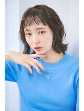 リーナ(LIENA) コテ巻き風パーマボブレイヤーボブ前髪パーマ