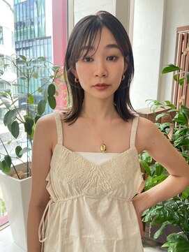 アンバー 池袋(amber) 切りっぱなしボブ/美髪/ピンクブラウン[池袋駅]