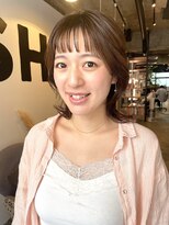 カオス(CHAOS)&nbsp;ウルフカット×ベージュ