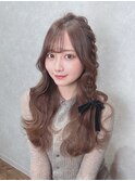 結婚式アレンジ　お呼ばれアレンジ　簡単ヘアアレンジ　セルフ