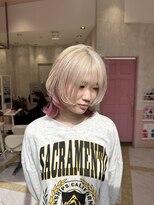 リー 梅田(Lee)&nbsp;ブリーチ2～3回必須/インナーカラー/ウルフ/アンブレラカラー