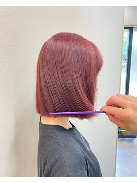 リノショアーズ 元町店(RINOSHORES) 透明感カラー★ダブルカラーブリーチピンクカラー