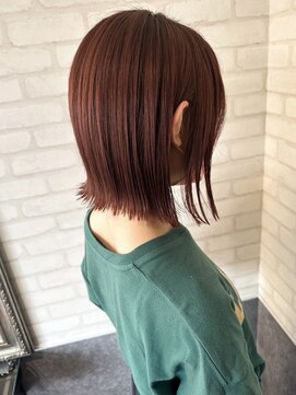 ルノン シェリー(LUNON cheliy) 肩上外ハネきりっぱボブ/ショートボブ/ブリーチ無しカラー