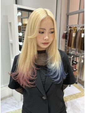 リー 梅田(Lee) ブリーチ2回～必須/エンドカラー/ケアブリーチ/透明感/ブロンド